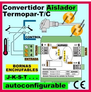 01h1- Aislador de Termopar, Salida Termopar
