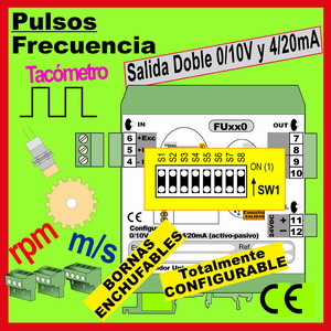 07a- Convertidor Universal de Frecuencia, salida 0-10V, 4-20mA